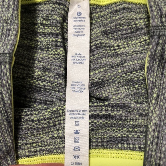 🌹Lululemon cropped leggings size 6 - Picture 3 of 4